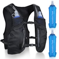 Vestă de alergare Nextyu pentru bărbați și femei, vestă de hidratare cu bidon flexibil de 500 ml, curele pectorale reglabile, rucsac de alergare ușor și reflectorizant pentru drumeții și maraton 1