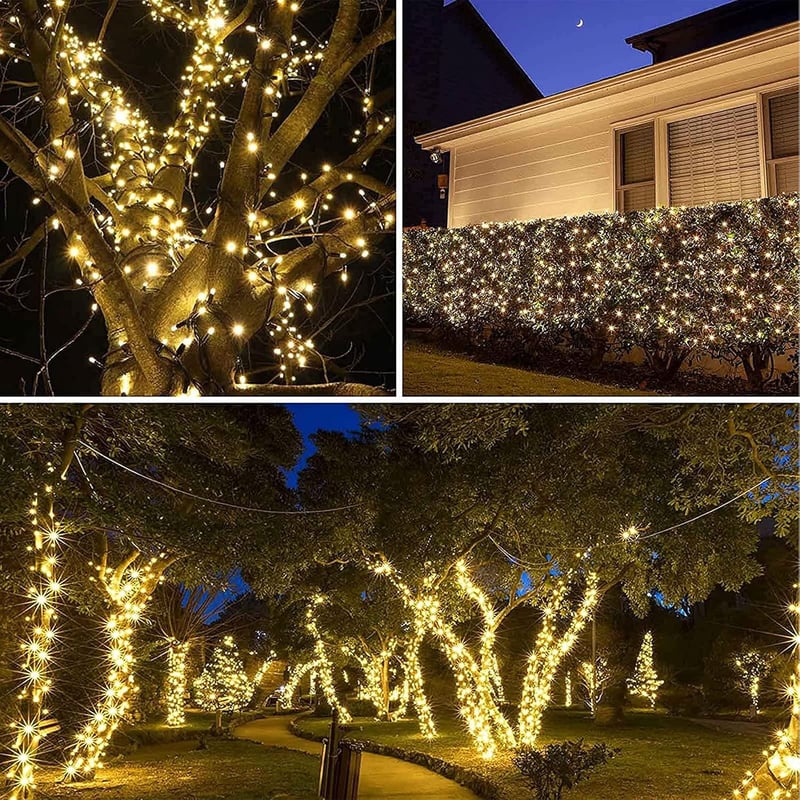Nexvin 200 LED napelemes tündérfény kültéri dekorációhoz