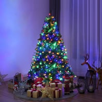 NEXVIN Halloween Dekoráció 200 LED Lánc 20m Narancssárga Lila Vízálló 6 Mód Hangeffekt 5