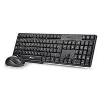 Bezdrôtová súprava klávesnice a myši NGS Euphoria Kit, 2,4 GHz, QWERTY, Plug and Play, kompatibilná s PC/Mac/Linux/Android/TV, čierna 1
