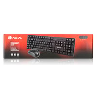 Bezdrôtová súprava klávesnice a myši NGS Euphoria Kit, 2,4 GHz, QWERTY, Plug and Play, kompatibilná s PC/Mac/Linux/Android/TV, čierna 7