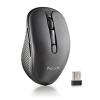 Bezdrôtová nabíjateľná myš NGS EVO RUST BLACK, 2,4 GHz, tiché tlačidlá, 3 úrovne DPI 800/1200/1600, pre pravákov, čierna, PC/Mac/iPad/tablet 1