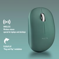 Bezdrôtová myš NGS Fog Pro - zelená 2