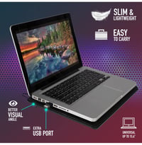 NGS JetStand Stand Răcire Laptop până la 15,6 inch, Înălțime Reglabilă, Ventilator Silențios, Port USB, Lumină LED, Grilaj Metalic 6