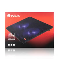NGS JetStand Stand Răcire Laptop până la 15,6 inch, Înălțime Reglabilă, Ventilator Silențios, Port USB, Lumină LED, Grilaj Metalic 8