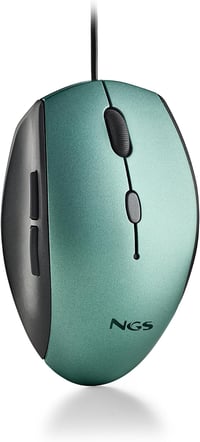 NGS Moth Ice USB vezetékes optikai egér 5 csendes gombbal, 800/1200/1600 DPI 1