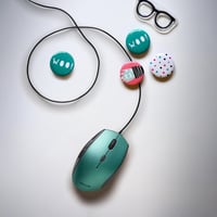 NGS Moth Ice USB vezetékes optikai egér 5 csendes gombbal, 800/1200/1600 DPI 6