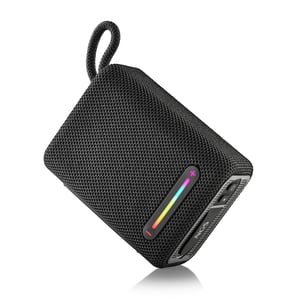 NGS Roller Fury 1 prijenosni Bluetooth 5.0 zvučnik, 15W, IPX6 vodootporan, RGB osvjetljenje, TWS, USB, 9 sati baterije, crni
