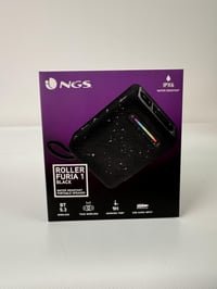 Prenosný Bluetooth 5.0 reproduktor NGS Roller Fury 1, 15W, vodotesnosť IPX6, RGB osvetlenie, TWS, USB, 9-hodinová výdrž batérie, čierny 2