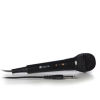 Dynamický karaoke mikrofón NGS Singer s 3-metrovým káblom, 6,3 mm jack konektorom a vypínačom 5