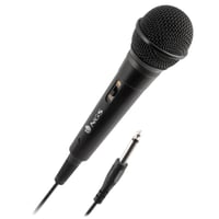 Dynamický karaoke mikrofón NGS Singer s 3-metrovým káblom, 6,3 mm jack konektorom a vypínačom 1
