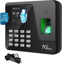 NGTeco NG-AS10 Biometrikus Jelenlét-nyilvántartó Rendszer Kisvállalkozásoknak - USB Adatátvitel, 500 Felhasználó, Excel Jelentések, Áramkima 9