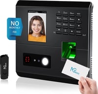 NGTeco Ujjlenyomat Munkaidő Nyilvántartó Gép Jelszavas Jelenléti Rendszer 1