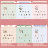 Set de autocolante botanice Nhgkju, 180 bucăți, stickere transparente din PET cu motive de flori, vaze și plante, pentru scrapbooking, jurnal, album foto, decorare laptop și proiecte DIY 2