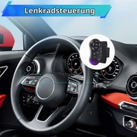 NHOPEEW 1 DIN autorádio s Bluetooth – MP3 prehrávač s držiakom na telefón, duálne USB, TF karta, FM rádio, AUX, ovládanie na volante, bezdrôtový mikrofón 5