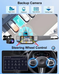 NHOPEEW 2G+64G Android Autórádió VW Golf Sportsvan 2014-2020 Wireless CarPlay 6