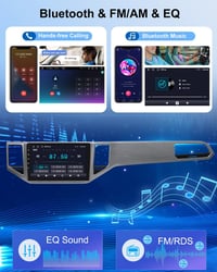 NHOPEEW 2G+64G Android Autórádió VW Golf Sportsvan 2014-2020 Wireless CarPlay 5