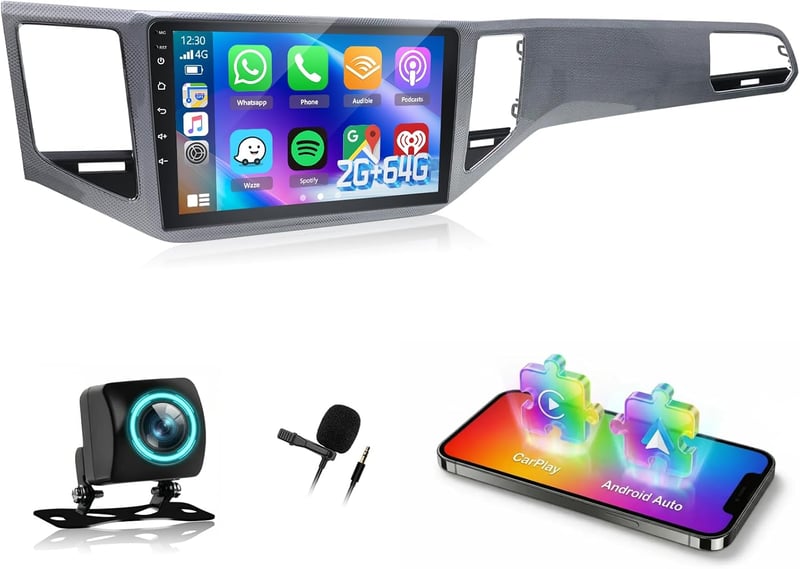 NHOPEEW 2G+64G Android Autórádió VW Golf Sportsvan 2014-2020 Wireless CarPlay