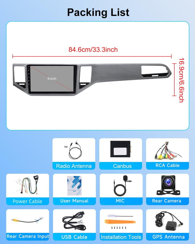 NHOPEEW 2G+64G Android Autórádió VW Golf Sportsvan 2014-2020 Wireless CarPlay