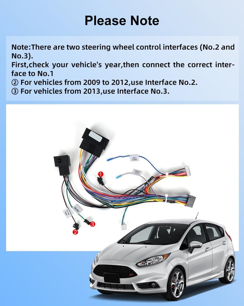 NHOPEEW 9" Android Autórádió Ford Fiesta 2009-2017 CarPlay GPS Navigáció