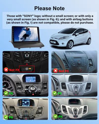 NHOPEEW 9" Android Autórádió Ford Fiesta 2009-2017 CarPlay GPS Navigáció 3
