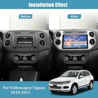 NHOPEEW Android Autórádió Volkswagen Tiguan 2010-2015 - 9 Hüvelykes Érintőképernyő CarPlay WiFi GPS Tolatókamera 2+64GB 2