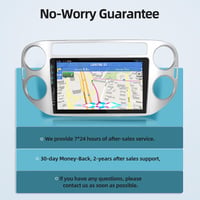 NHOPEEW Android Autórádió Volkswagen Tiguan 2010-2015 - 9 Hüvelykes Érintőképernyő CarPlay WiFi GPS Tolatókamera 2+64GB 7