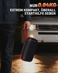 NHOWIN 4000A Štartovací zdroj do auta 12V pre osobné vozidlá – Jump Starter, štartovacia powerbanka 6