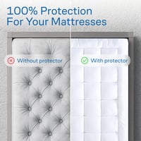 Niagara Sleep Solution Matrac Topper 180x200 cm - Ultralágy, Légáteresztő Mikroszálas, Mély Zsebes Matracvédő 6