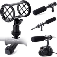 Nicama NC4 Rezgéscsillapító Mikrofon Tartó Rode NTG-1 NTG-2 NTG-3 Audio-Technica AT897 Sennheiser MKH-416 ME66 MKE-600 Kompatibilis 8
