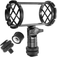 Nicama NC4 Rezgéscsillapító Mikrofon Tartó Rode NTG-1 NTG-2 NTG-3 Audio-Technica AT897 Sennheiser MKH-416 ME66 MKE-600 Kompatibilis 1