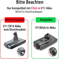 Nicconology V11 SV15 SV17 25.2V 3950mAh akkumulátor Dyson porszívóhoz 2