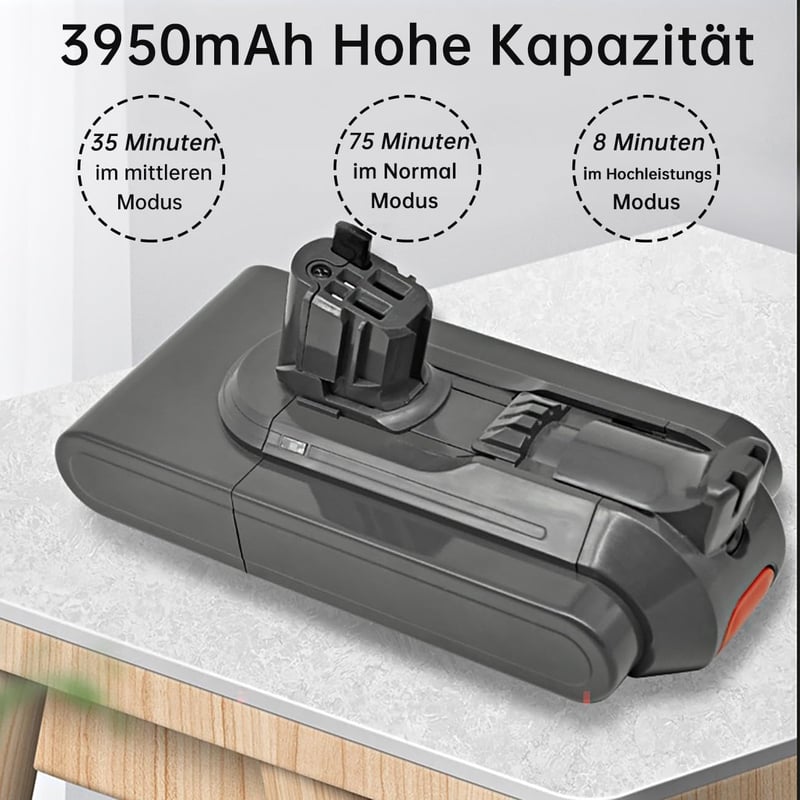 Nicconology V11 SV15 SV17 25.2V 3950mAh akkumulátor Dyson porszívóhoz