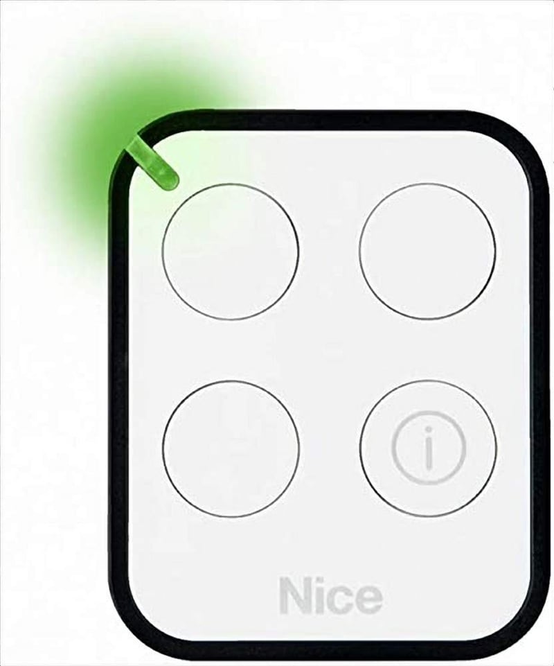 Obojsmerný 3-kanálový diaľkový ovládač NICE ERA ONE ON3EBD 433,92 MHz – biely