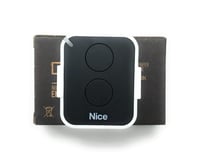Nice Era ONE2 2-kanálový diaľkový ovládač pre brány a garážové dvere 433,92 MHz čierno/biely ON2 3