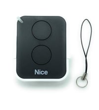 Nice Era ONE2 2-kanálový diaľkový ovládač pre brány a garážové dvere 433,92 MHz čierno/biely ON2 2