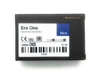 Nice Era ONE2 2-kanálový diaľkový ovládač pre brány a garážové dvere 433,92 MHz čierno/biely ON2 4