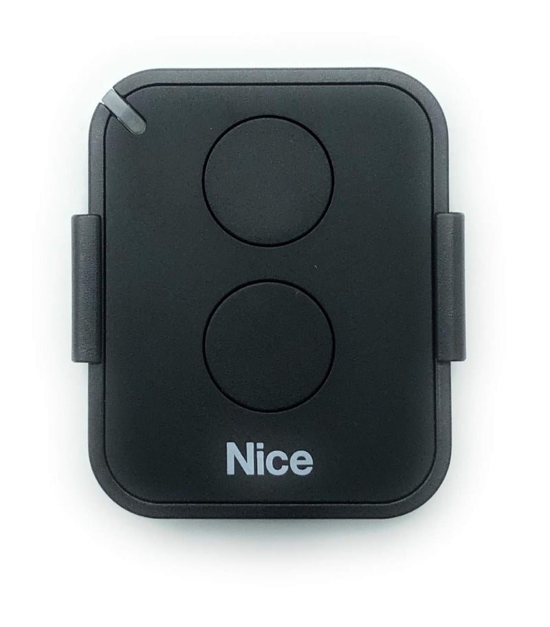 2-kanálový diaľkový ovládač NICE FLO2RE – 433,92 MHz, plávajúci kód – na ovládanie brán a garáží