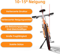 NICEDACK Kerékpár Középtámasz 26-29 Colos Magasságállítható Állvány Mountainbike Elektromos Trekking Városi Kerékpárhoz 5