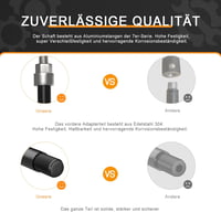 NICEDACK M12 Kerékpár Átvezető Tengely Adapter Utánfutóhoz - Állítható Hosszúság 160-172 mm, Fekete, Alumínium-Rozsdamentes Acél, Univerzáli 4