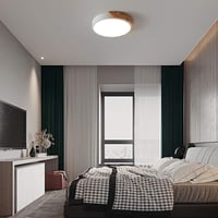 NICEME LED Mennyezeti Lámpa Fa 24W Természetes Fehér 4500K 30cm 8