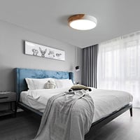 NICEME LED Mennyezeti Lámpa Fa 24W Természetes Fehér 4500K 30cm 9