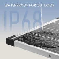 Nicesolar 50W Monokristályos Napelem Panel 12V Autó RV Hajó Rendszer 5