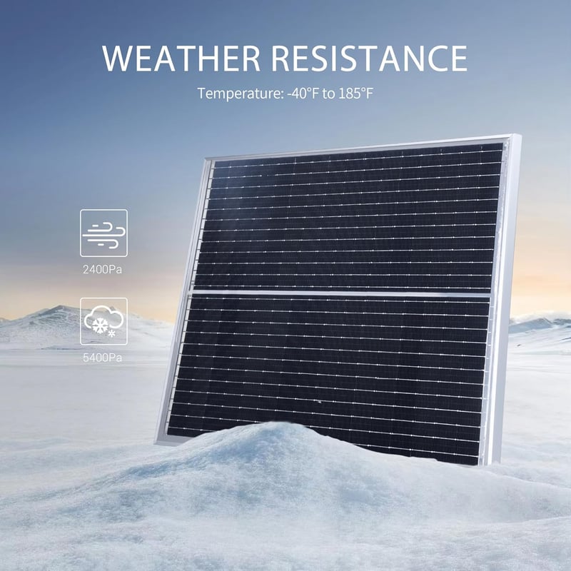 Nicesolar 50W Monokristályos Napelem Panel 12V Autó RV Hajó Rendszer