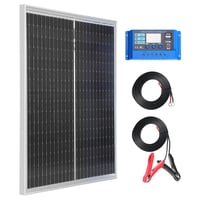 Nicesolar 50W Monokristályos Napelem Panel 12V Autó RV Hajó Rendszer 1