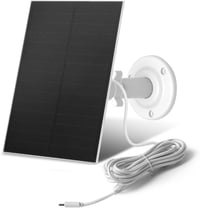 Nicesolar 8W USB napelemes panel kültéri kamerához, IP65 vízálló, állítható tartóval 1