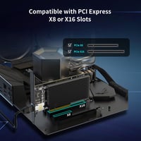 NICGIGA 10Gb Ethernet Hálózati Kártya Intel X540-T1 Vezérlővel, PCI-e 10Gbps Adapter RJ45 Porttal Windows/Linux Támogatással 6