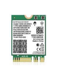 NICGIGA Intel AX210 WiFi 6E M.2 mrežna kartica - Bluetooth 5.3, 5400 Mbps 1