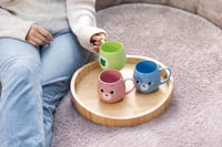 Porcelánový hrnček NICI Lucky Bear Hurrabärchi 400 ml 8x9 cm ružový - Milý darček do kuchyne, kancelárie alebo domácnosti 5