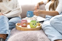 Porcelánový hrnček NICI Lucky Bear Hurrabärchi 400 ml 8x9 cm ružový - Milý darček do kuchyne, kancelárie alebo domácnosti 4